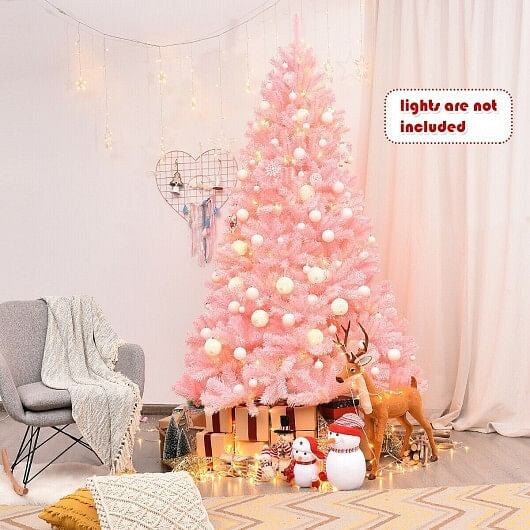 7.5 Feet Hinged Artificial Christmas Tree Full Fir Tree-4