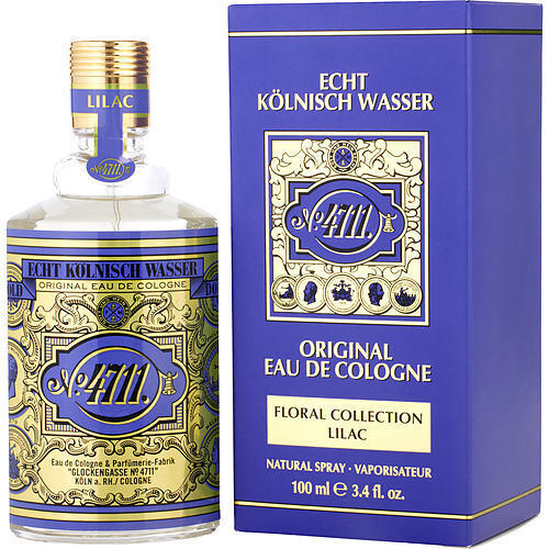 4711 FLORAL COLLECTION by 4711 LILAC EAU DE COLOGNE SPRAY 3.4 OZ