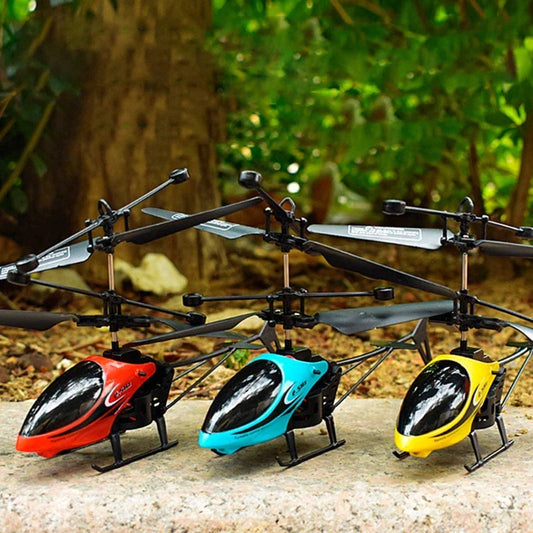 Light-Up RC Helicopter Drone-0