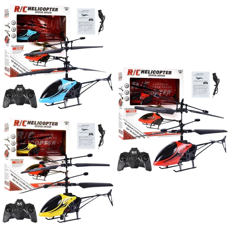 Light-Up RC Helicopter Drone-1