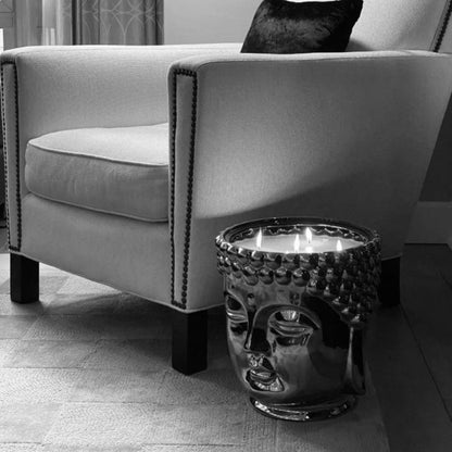 Thompson Ferrier Silver Grande Buddha Candle