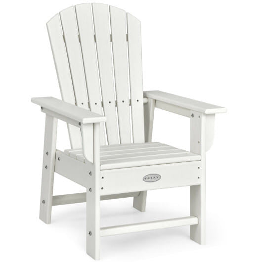 Patio Kids' Adirondack Chair with Ergonomic Backrest-Green