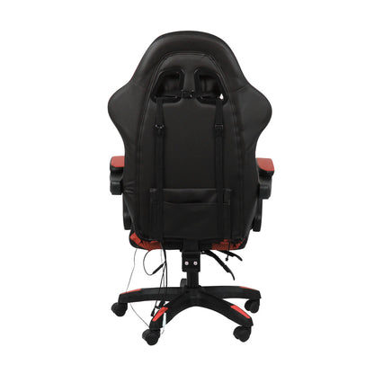 NNEED Racing Gaming Chair 7 RGB LED 8 Points Massage Black&Red-2