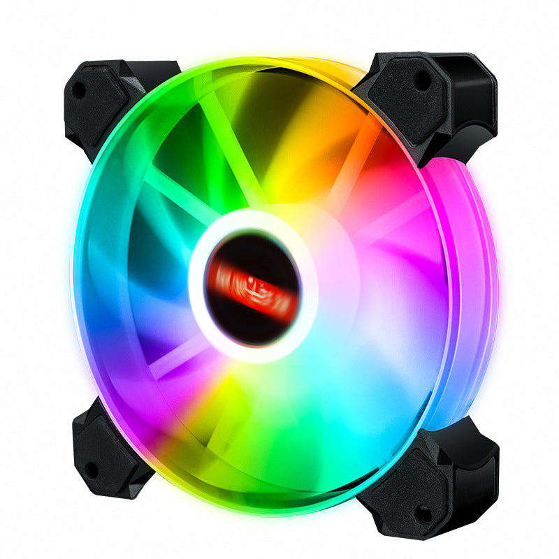 12cm Rgb 5v Pwm 3+4pin Case Fan Quiet Pc Radiator Cpu  Cooler  Argb Sync With Motherboard  Fans 3+4PIN