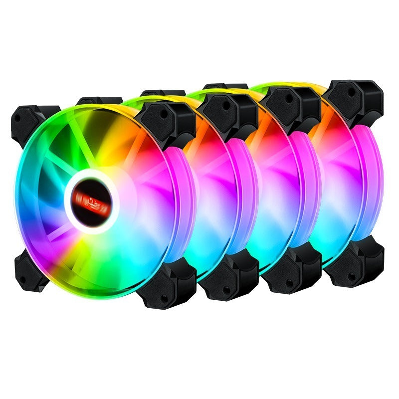 12cm Rgb 5v Pwm 3+4pin Case Fan Quiet Pc Radiator Cpu  Cooler  Argb Sync With Motherboard  Fans 3+4PIN