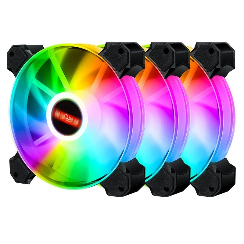 12cm Rgb 5v Pwm 3+4pin Case Fan Quiet Pc Radiator Cpu  Cooler  Argb Sync With Motherboard  Fans 3+4PIN