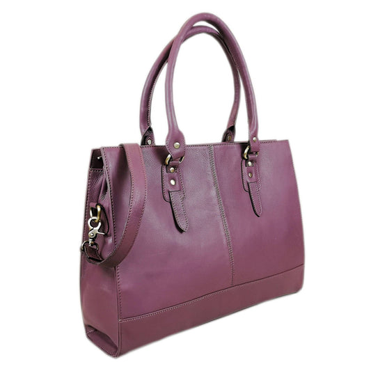 The Signature 17" Bag, Purple-0