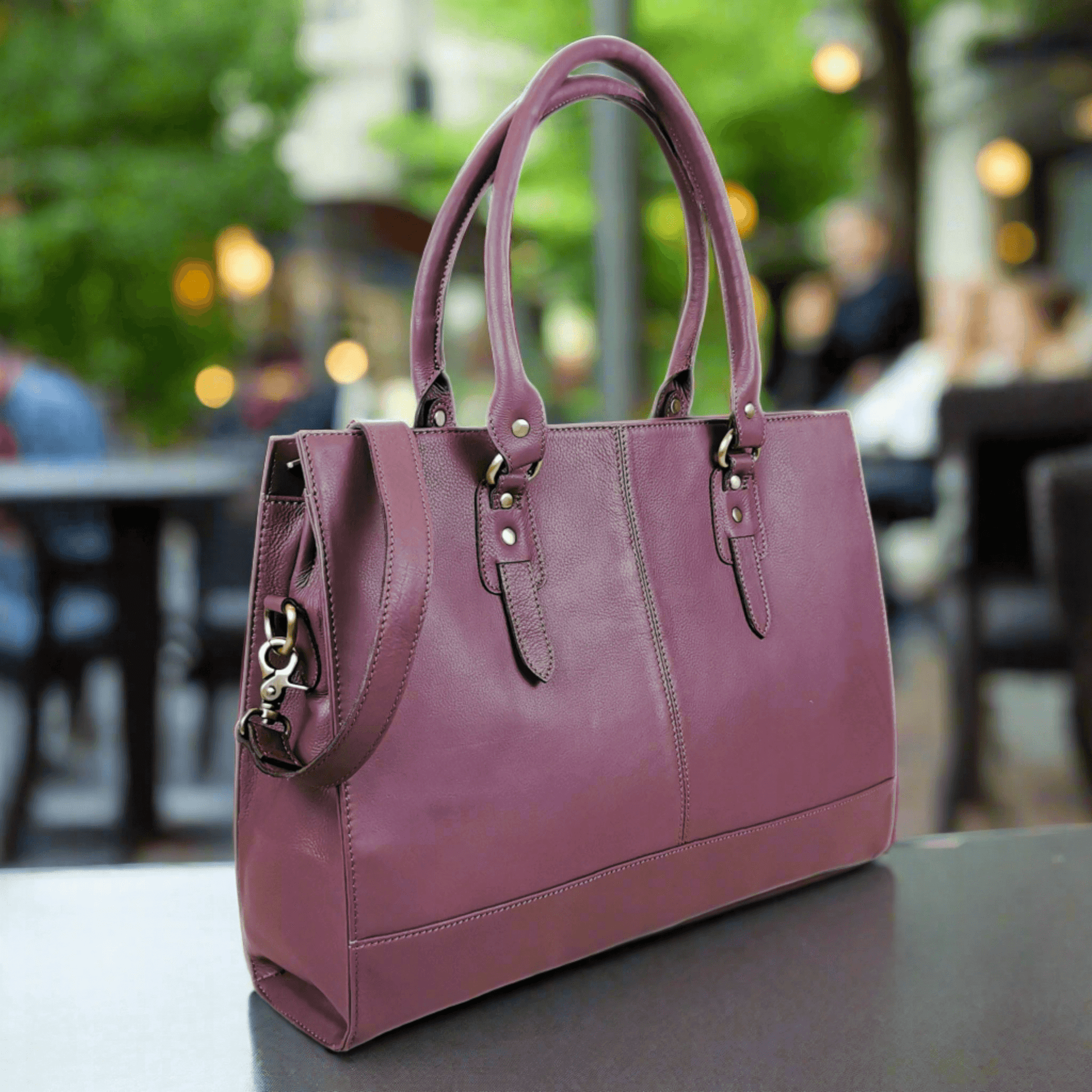 The Signature 17" Bag, Purple-4