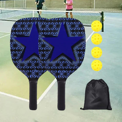 Pickleball Paddles Comfort Grip with Carry Bag with 4 Balls Pickle Ball