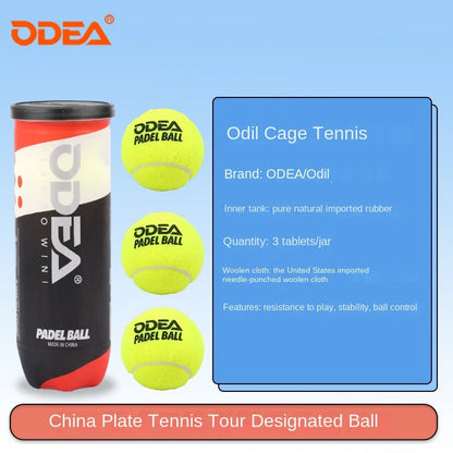 Odea Profession Tennis Padel Balls Match Ball PADEL BALL Cage Tennis High Elasticity Durable Training Ball