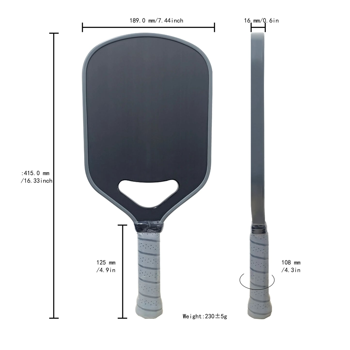 Pickleball Paddle Full Carbon Surface Fiber Carbon Fiber Pickleball Paddles Pickle Ball Paddle Racket Thermoforming