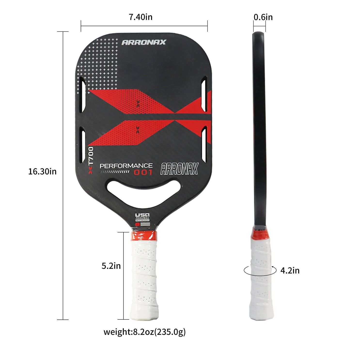 Pickleball Paddle Toray T700 3K Twill Carbon Surface Fiber Pickleball Paddles USAPA Approved Pickle Ball Paddle Racket