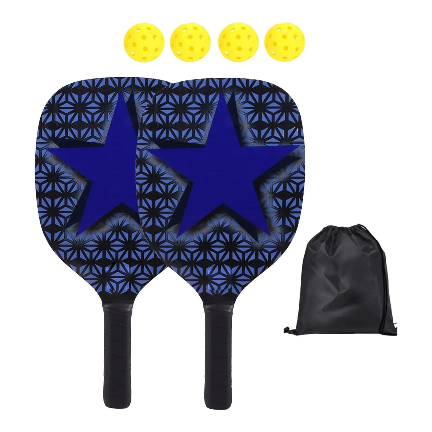 Pickleball Paddles Comfort Grip with Carry Bag with 4 Balls Pickle Ball