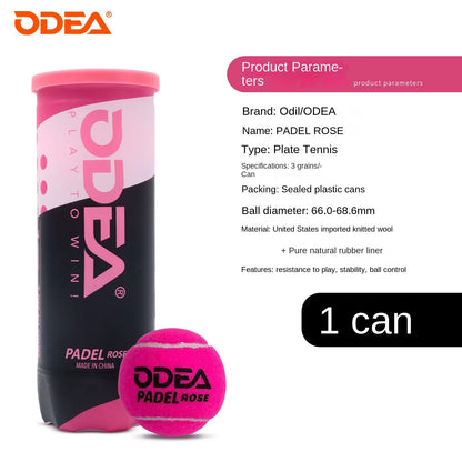 Odea Profession Tennis Padel Balls Match Ball PADEL BALL Cage Tennis High Elasticity Durable Training Ball