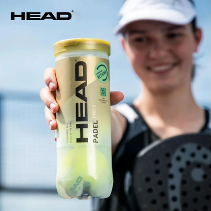 HEAD Controlled Padel BallsPaddle Paddle Tennis Tournament Training Ball 1 Can = 3 Balls