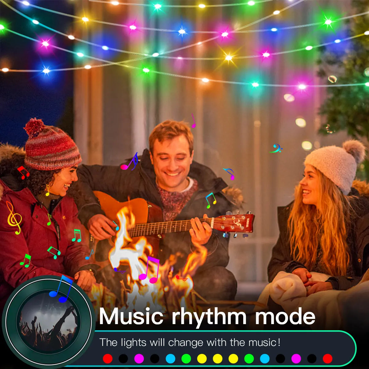 20M Smart Bluetooth Addressable LED Christmas Lights-3