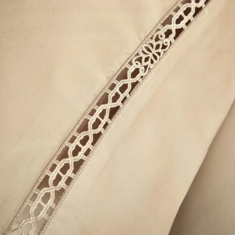 Luxury 1500TC cotton Jacquard Queen King Bedding Set Bed cover egyptian Cotton Bedsheet Duvet Cover 4/7pcs Bed set parure de lit