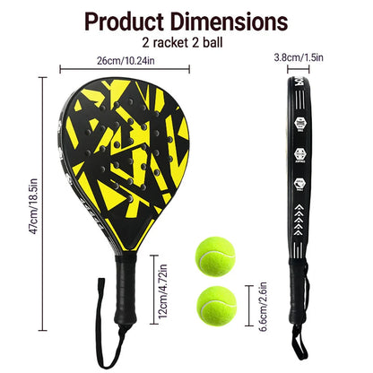 Best Beginner Padel Racket with EVA Softcore Lightweight Paddle for Control and Accuracy on Padel Court for Kids Adult