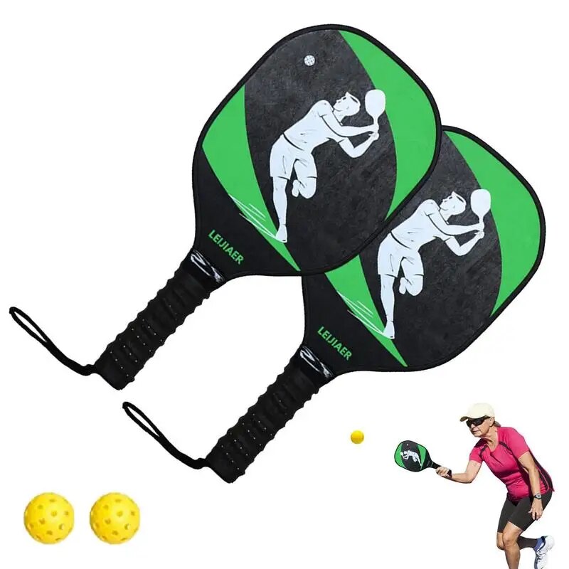 Pickle Ball Paddles 2 Pieces Pickle Ball Racquets Pickleball Paddles With Cushion Comfort Pickleball Racquet Grip Including 2