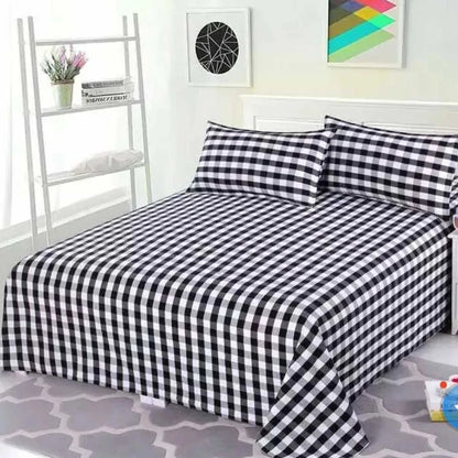 Bed Sheet Set Flat Sheets Cover Home Bedding Set Bedsheet Soft Comfort Mattress Covers Single Double King Queen (No Pillowcase )