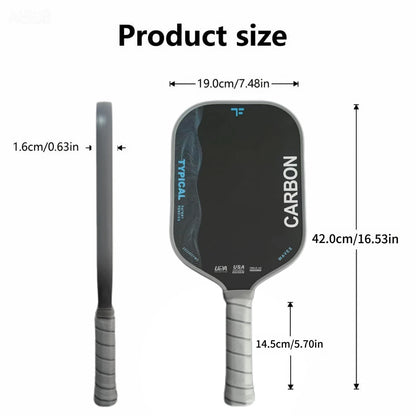 2026 T700 Carbon Fiber Pickleball Paddle – 16mm High Density Foam Core