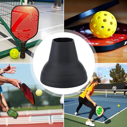 Ergonomic Silicone Pickleball Suction Cup Universal Pickle Ball Accessory Without Bending Over Attaches To Paddle Bottom