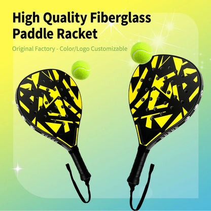Best Beginner Padel Racket with EVA Softcore Lightweight Paddle for Control and Accuracy on Padel Court for Kids Adult