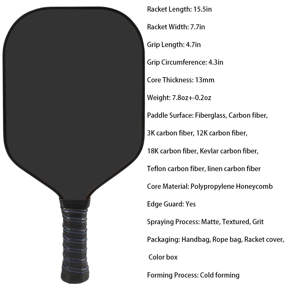 Pickleball Paddle Personalized Customization Picture/Logos, Carbon/Glass Fiber Thermoforming/Cold Forming Pickle Ball Racket