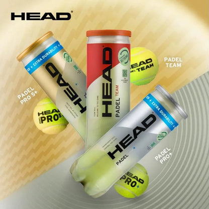 HEAD Controlled Padel BallsPaddle Paddle Tennis Tournament Training Ball 1 Can = 3 Balls