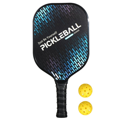 Ultralight Pickleball Paddle and Ball Set Carbon Fiber Surface Pickle Ball Racket 1 Paddles with 2 Balls beach tennis racket