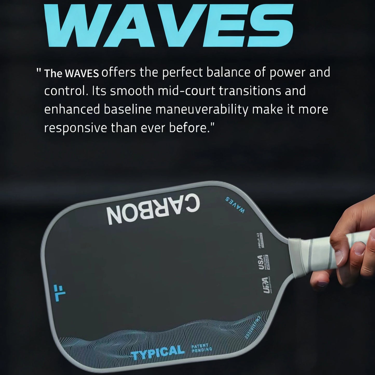 2026 T700 Carbon Fiber Pickleball Paddle – 16mm High Density Foam Core