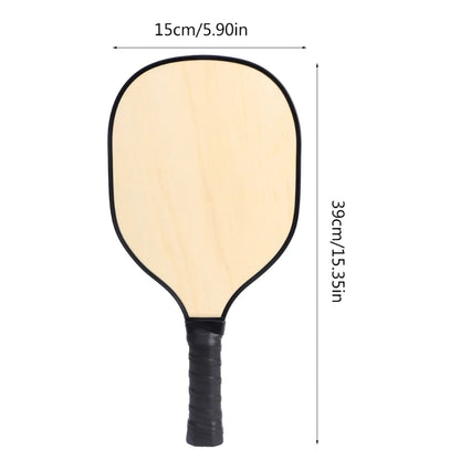 Lightweight Pickleball Racket Wood Pickle Balls Paddle Comfort Grip Handle Pickleball Rackets for Beginners Professional G99D