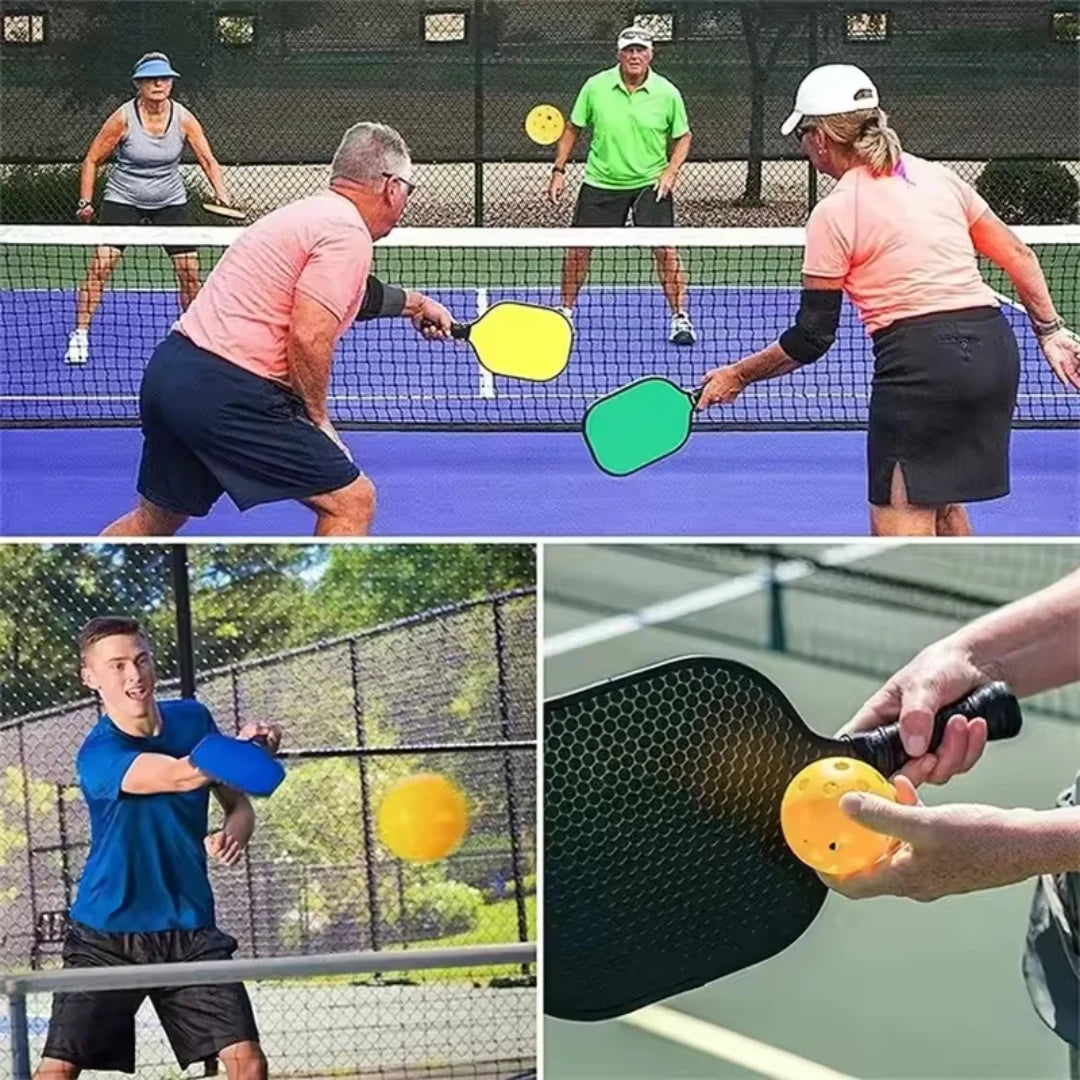 12PCS Indoor Pickleball Balls – 40 Hole Durable Colorful Pickleballs, 72mm