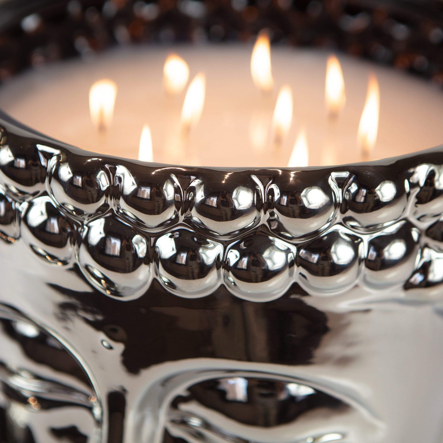 Thompson Ferrier Silver Grande Buddha Candle