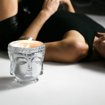 Thompson Ferrier Glass Buddha Candle