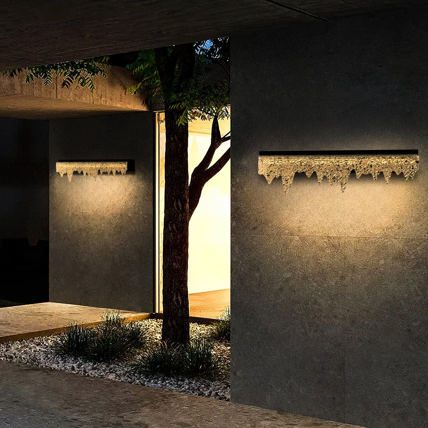 Acrylic Waterfall Outdoor Light-3