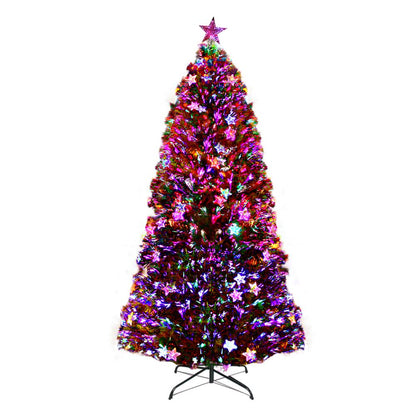 Jingle Jollys 1.8M 6FT LED Christmas Tree Xmas Optic Fiber Multi