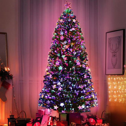 Jingle Jollys 1.8M 6FT LED Christmas Tree Xmas Optic Fiber Multi