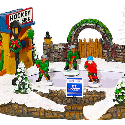 Christmas Music Luminous House with LED Lights-4