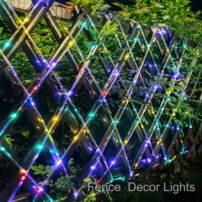 Twinkle Wonderland: Outdoor Christmas Solar Rope Lights-3