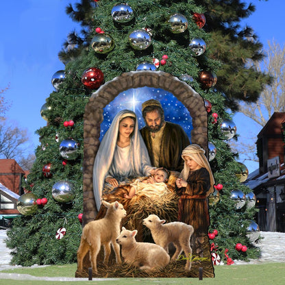Miracle Nativity Outdoor Decor by D. Gelsinger - Nativity Holiday Decor - 8461042-1F-1201-2