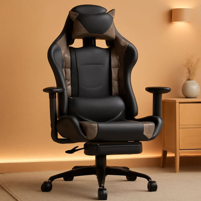Ergonomic PU Leather Gaming Chair With Lumbar Support-0