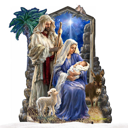 Holy Night Nativity Outdoor Decor by D. Gelsinger - Nativity Holiday Decor - 8461041F-1618-4