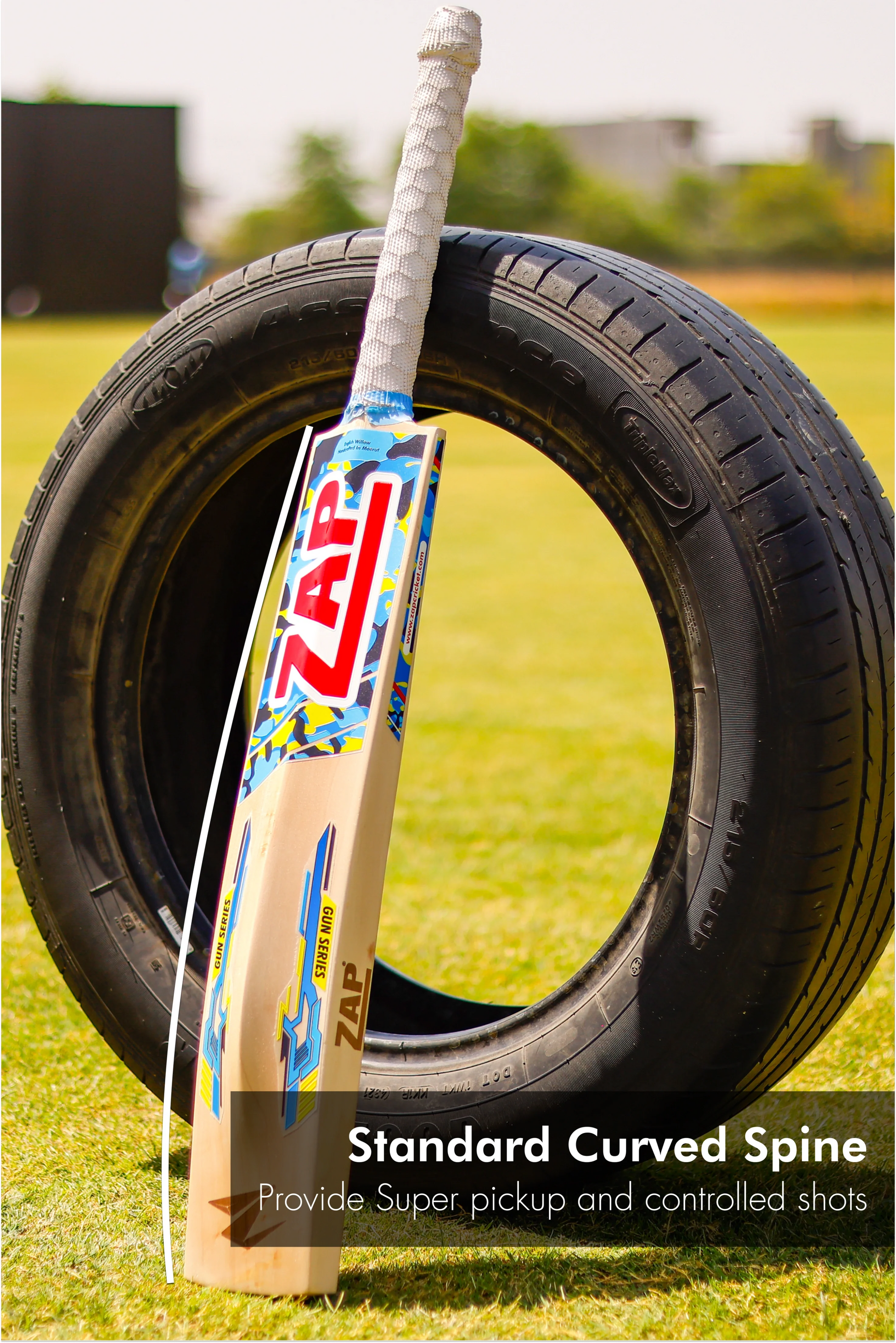 ZAP Gun Carbine 10000 English Willow Cricket Bat (Grade 2)-3