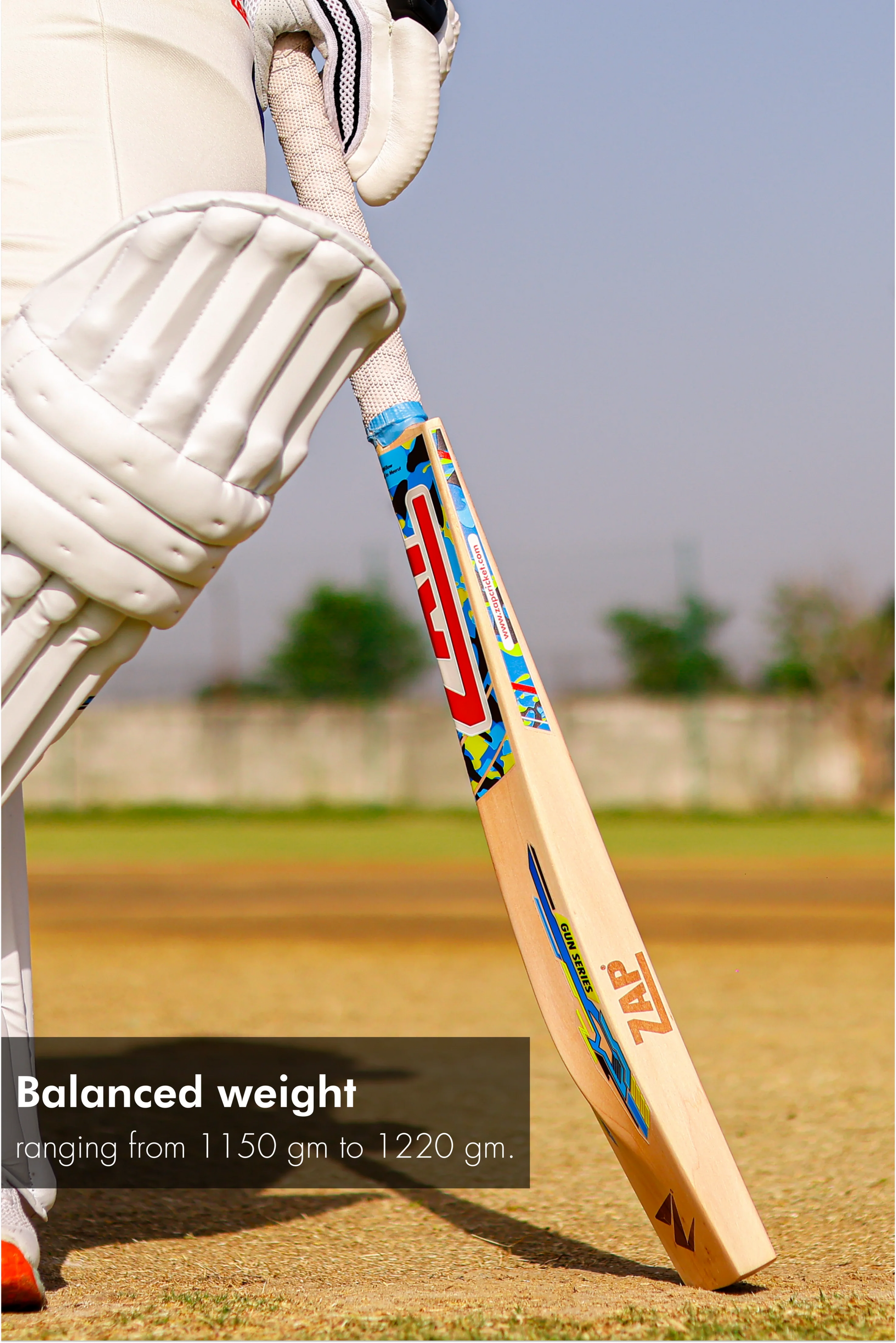 ZAP Gun Carbine 10000 English Willow Cricket Bat (Grade 2)-4