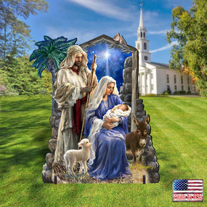 Holy Night Nativity Outdoor Decor by D. Gelsinger - Nativity Holiday Decor - 8461041F-1618-2