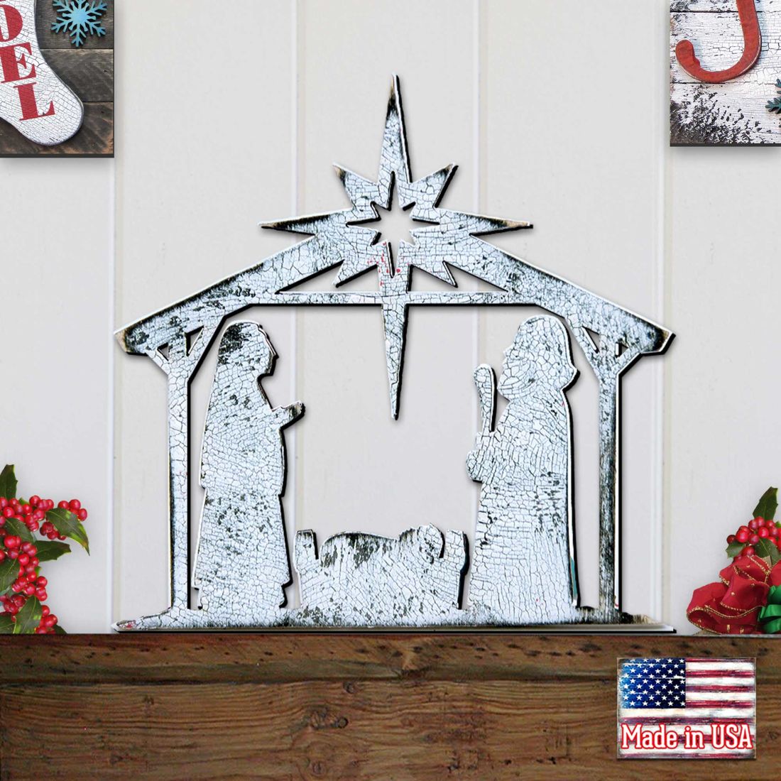 Rising Star Nativity Door Decor by G. DeBrekht - Nativity Holiday Decor - 8198851H-2