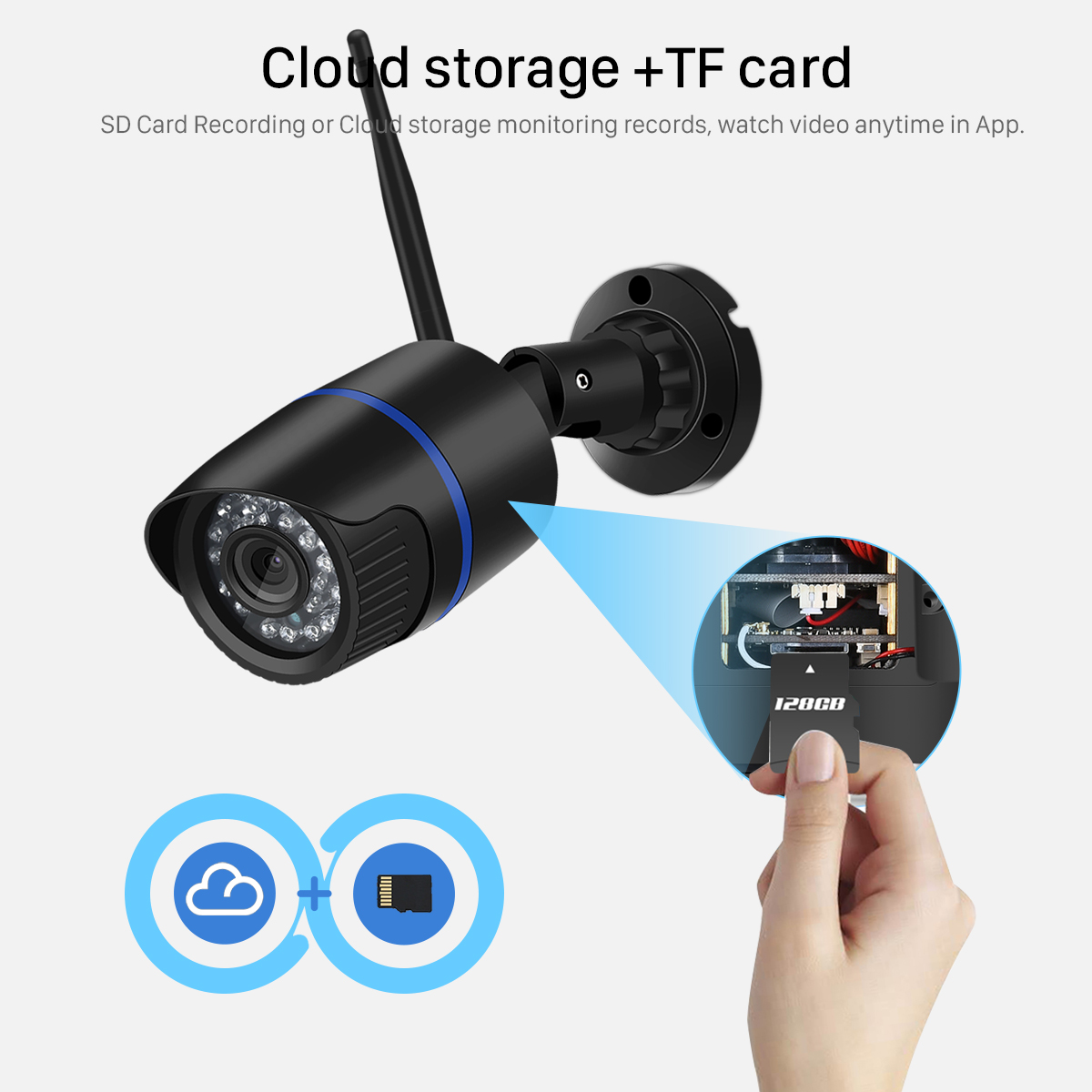 1080P HD Wireless Security Indoor Outdoor Waterproof Camera