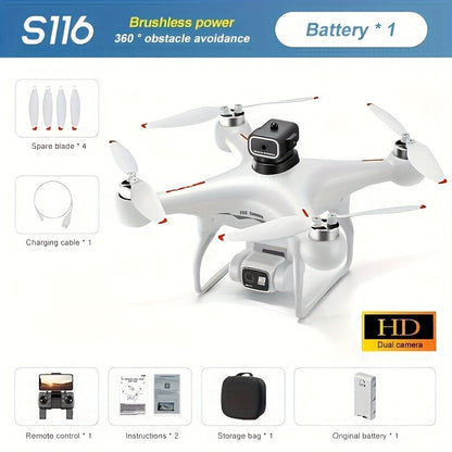 Dual Camera RC Drone with Obstacle Avoidance-3
