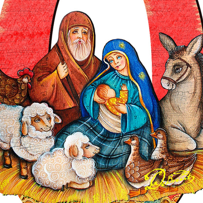 Noel Outdoor Nativity Set by G. DeBrekht - Nativity Holiday Decor - 8121458F-S4L-4